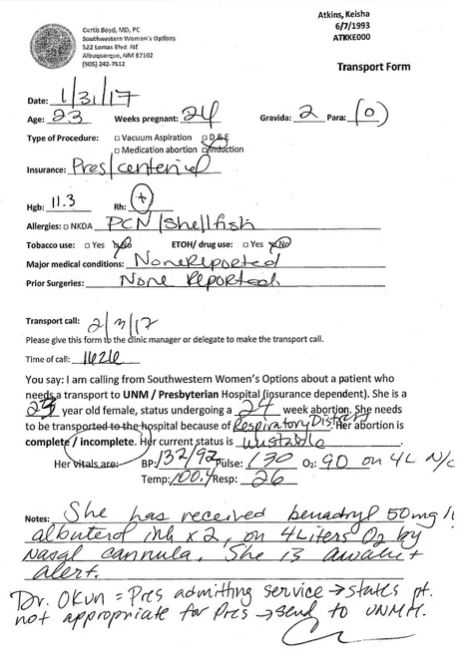 Documents reveal Keisha Atkins was repeatedly drugged by abortion facility before her death image