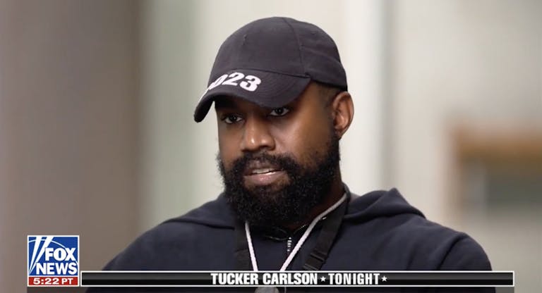 kanye west tucker carlson