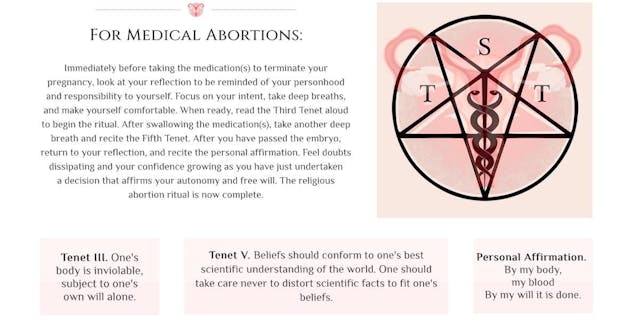 Satanic Temple says pro-life laws violate freedom to perform ‘religious rite’ of abortion image