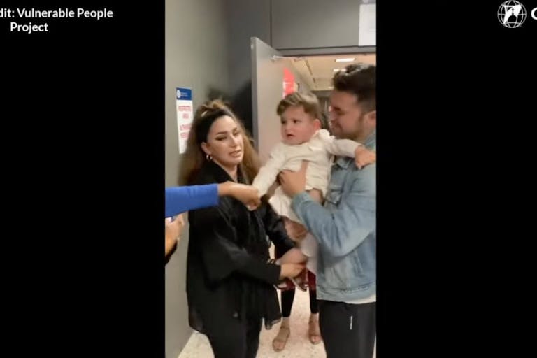 Afgan refugees, pregnancy center