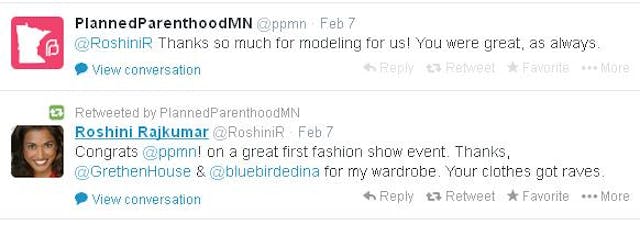 PP fashion show Planned Parenthood awards journalists who ignore their sexual abuse scandals image