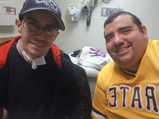 Abraham (left) and his brother Nathanael