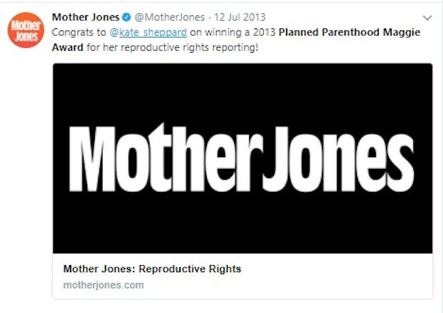 Planned Parenthood awards journalists who ignore their sexual abuse scandals image