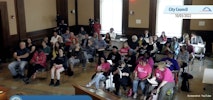 Des Moines city council meeting