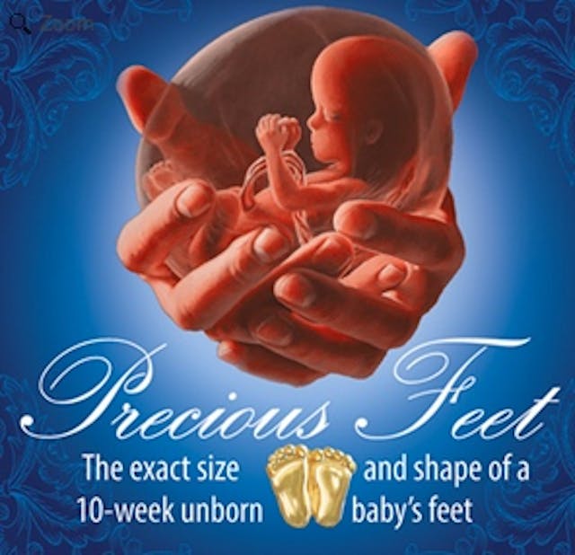 precious feet pin