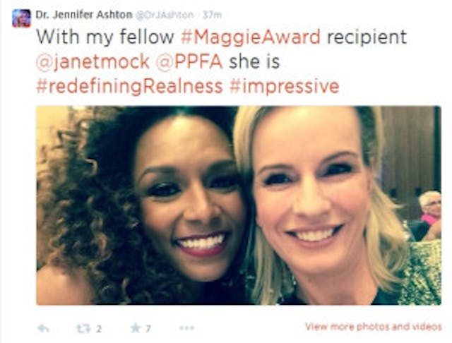 ABC News Chief Medical Correspondent awarded by Planned Parenthood Planned Parenthood awards journalists who ignore their sexual abuse scandals image