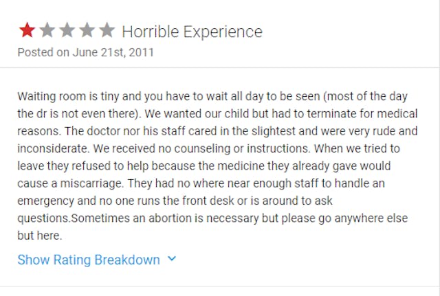Washington Surgi-Clinic June 21,2011 Vitals Review Abortion facility agrees to kill healthy 26-week-old baby for $6,200 image