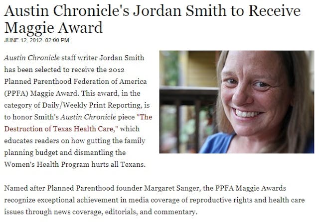 Planned Parenthood awards journalists who ignore their sexual abuse scandals image
