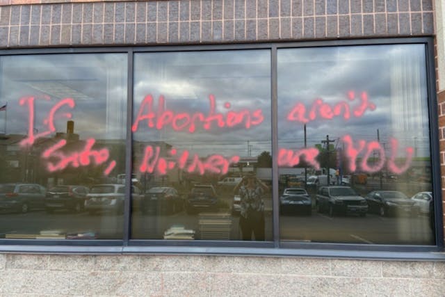 Abria Pregnancy Resources in St Paul vandalized (Image Alpha News via APR) Image: Abria Pregnancy Resources in St Paul vandalized (Image Alpha News via APR)