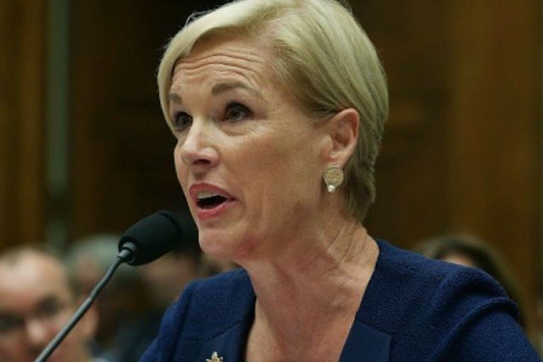 Cecile Richards, president of planned parenthood, testifies before Congress.