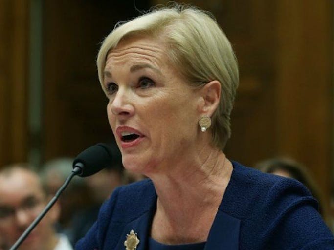 Cecile Richards, president of planned parenthood, testifies before Congress.