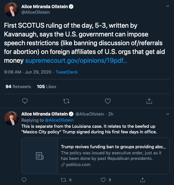 Supreme Court ruling protects US ability to limit taxpayer funding of pro-abortion foreign groups image