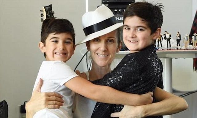Celine Dion and her twin boys. flickr all creative commons