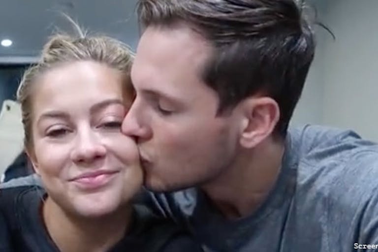 Olympic gymnast Shawn Johnson with her husband Andrew East, speaking out about her miscarriage