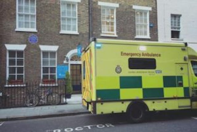 Ambulance outside Marie Stopes facility Abortion chain caught giving bonuses to staff who push abortions on pregnant women image