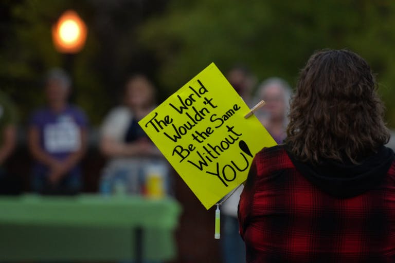 Bridge Of Life Candlelight Vigile In Edmonton