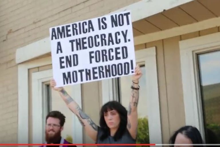 Satanist Ameria Theocracy Planned Parenthood abortion