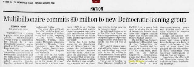 Cecile Richards and George Soros Planned Parenthood CEO Cecile Richards is a political organizer, not a health care expert image