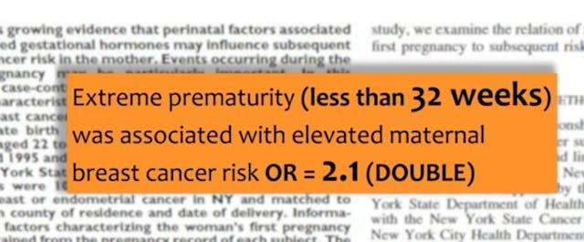 Premature birth doubles breast cancer risk (screenshot: “Hush: the Documentary”) Pro-choice filmmaker stunned to learn these 3 facts about breast cancer and abortion image