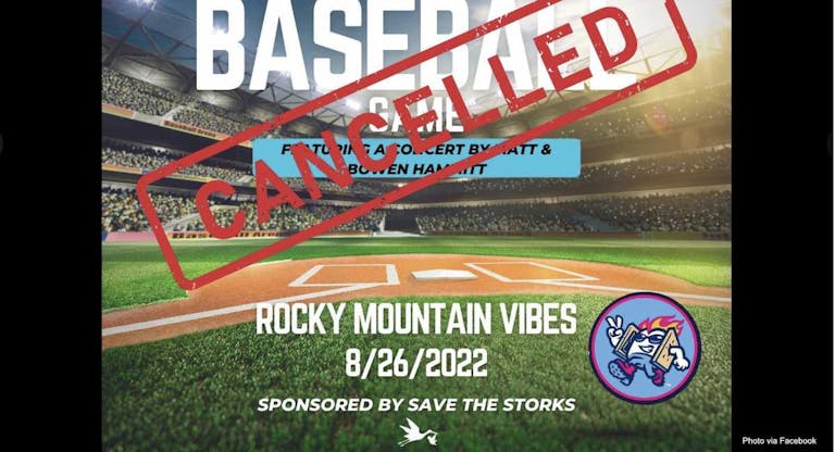 save the storks baseball canceled