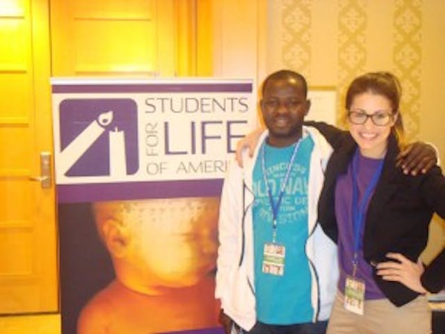 George with Students for Life of America. 946564_490282717709779_760799110_n