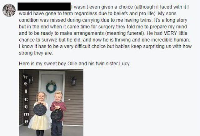 ‘We chose life’: Mothers of children with poor prenatal diagnoses explain why they rejected abortion image