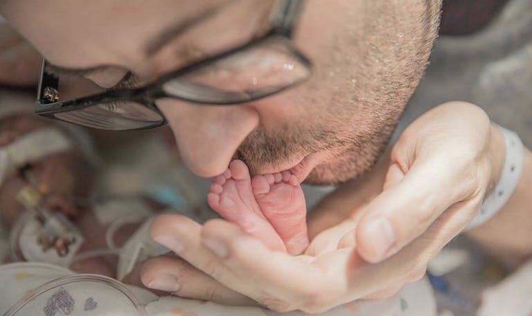 Chris Picco with son Lennon