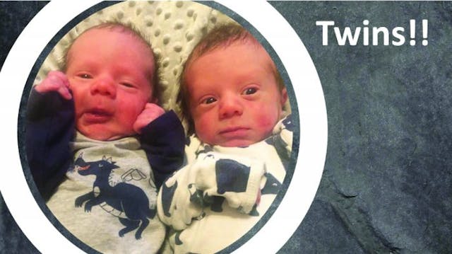 Twins saved by APR through the Resource Center/Gail Holmes