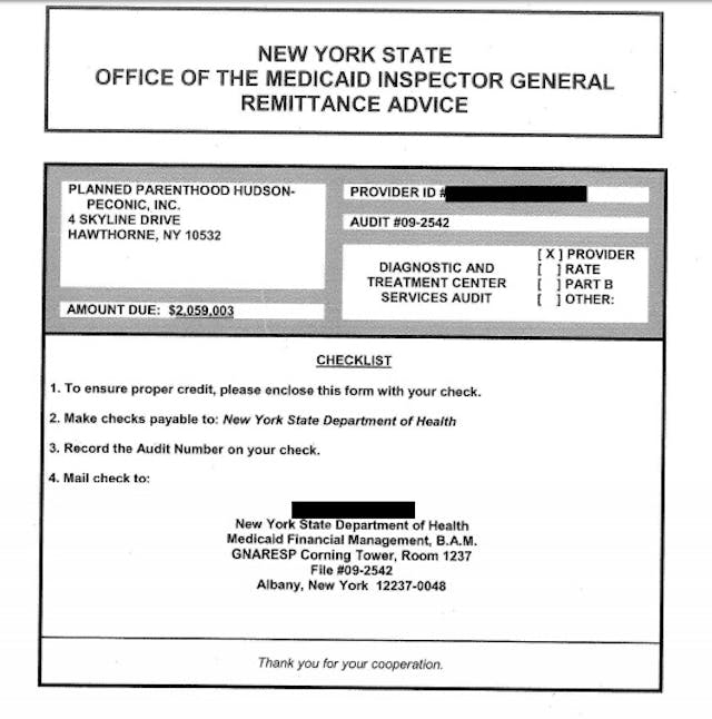 More audit records reveal overbilling and potential fraud at Planned Parenthood image