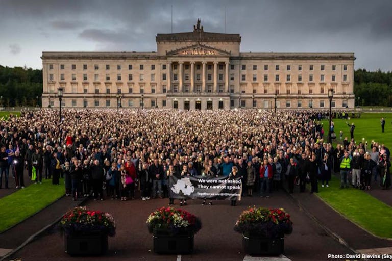 Northern Ireland pro-life protest