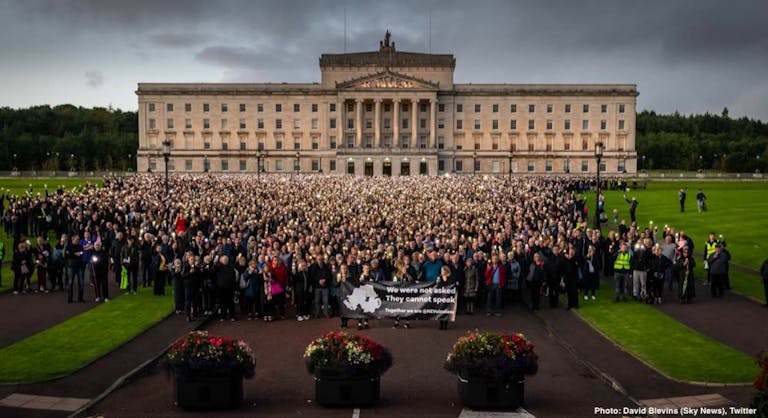 Northern Ireland pro-life protest