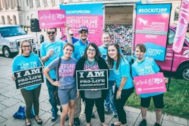 Students for Life organize to Defund Planned Parenthood 2017 (image credit SFL Facebook) Tax-funded Planned Parenthood spends $500K to organize ‘army of volunteers’ image