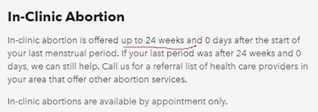 Planned Parenthood abortion 24 weeks Planned Parenthood’s talking points on 20-week abortions are not to be trusted image