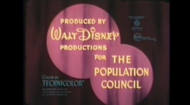 Walt Disney Production produces FP film with Population Council Population control film produced by Walt Disney: children in large families ‘sickly and unhappy’ image