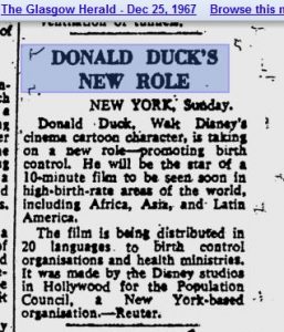 Population control film produced by Walt Disney: children in large families ‘sickly and unhappy’ image