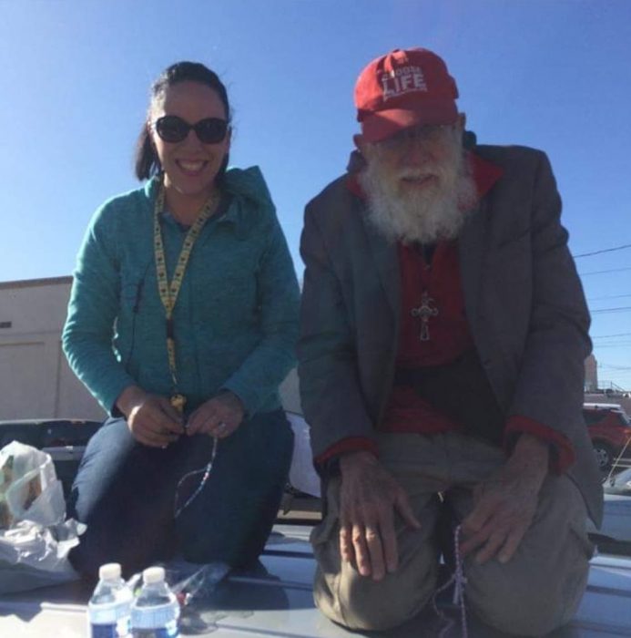 Christina Garza and Papa Phillip. (Photo courtesy Christina Garza)