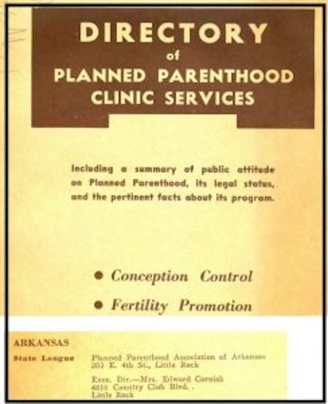 Hilda Cornish Arkansas Eugenics and Planned Parenthood Yes, Planned Parenthood’s founder spoke to the KKK – but the photo is a fake image