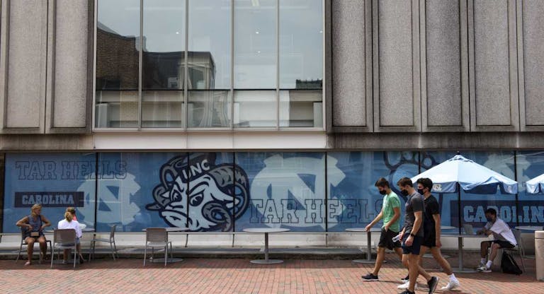University Of North Carolina Switches To All Remote Learning After Spike In Coronavirus Rates