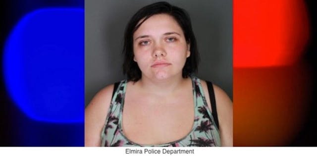 Harriette Hoyt (photo by Elmira PD via WENY News) Neighbors rescue baby girl from garbage bag in New York image
