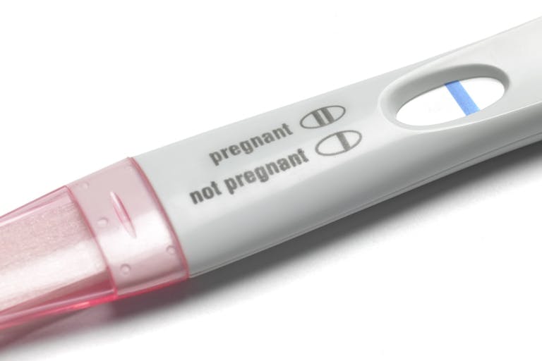 Pregnancy test not pregnant