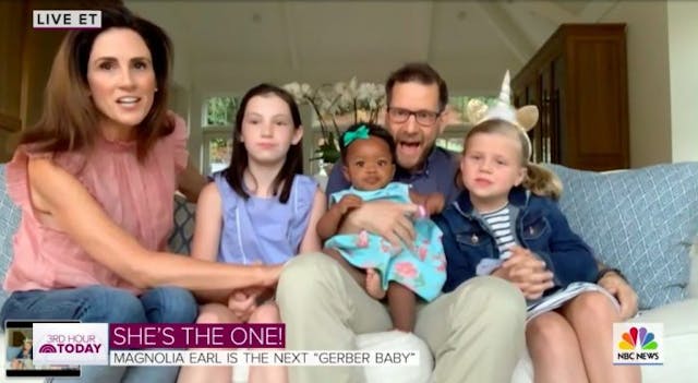 Meet the first adopted baby ever chosen as the face of Gerber image