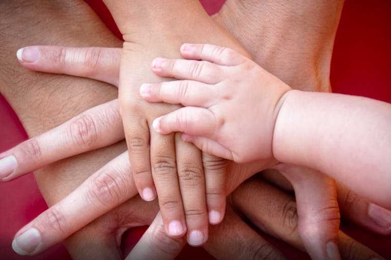 hands, family, foster care, NARAL and parenting, parental leave