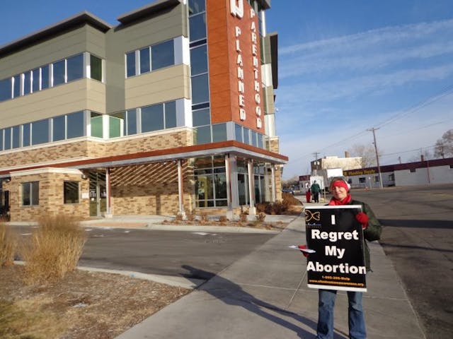 Today, Carla reaches out to women on the sidewalk outside Planned Parenthood. Years after an abortion, Carla held her miscarried baby and realized the truth: ‘I saw a precious little face’ image