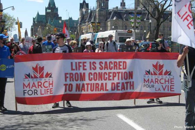 March for Life Canada, Canada, assisted suicide