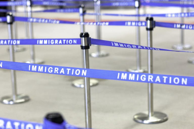 immigration board line