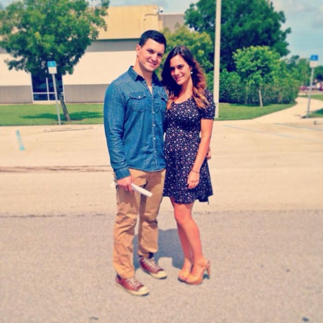 Meghan Davidson and her husband Matt photo via Meghan Davidson's facebook