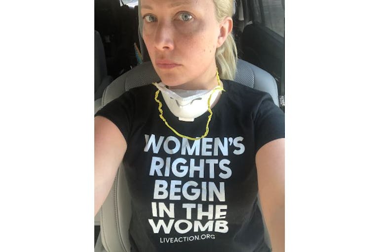 Elisha pro-life Live Action t-shirt