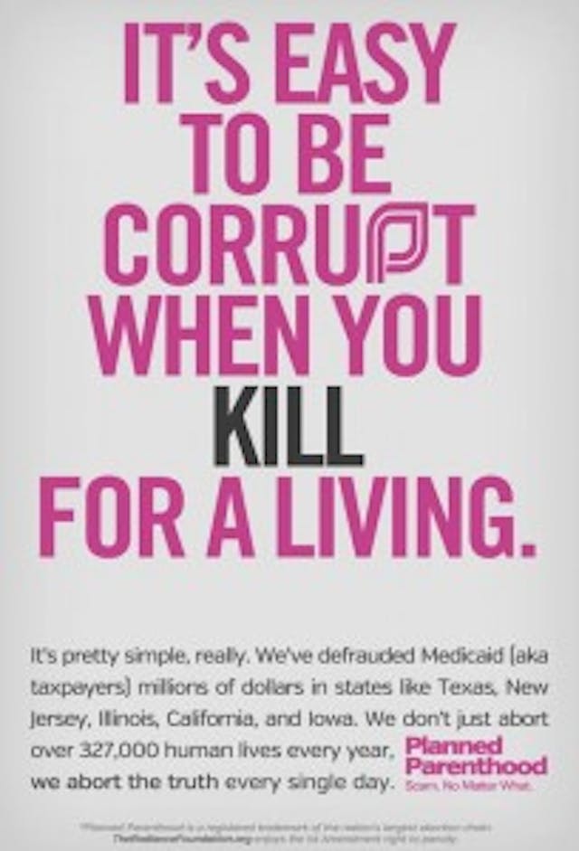 Planned Parenthood. Not for women. Planned Parenthood. Not for women.