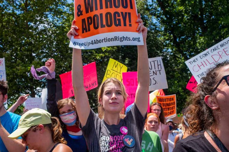 Protests Continue Across Country In Wake Of Supreme Court Decision Overturning Roe v. Wade