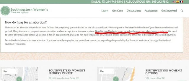 New Mexico Southwestern Medicaid Abortion New Mexico taxpayers pay hundreds of thousands of dollars annually for abortions image